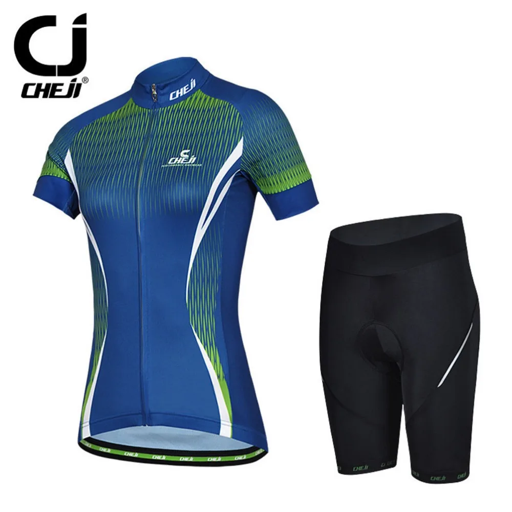 CHeji Bike Team Set Women Cycling Jersey And Gel Padded Shorts Bicycle Kit S-XXL CHeji Bike Team Set Women Cycling Jersey And Gel Padded Shorts Bicycle Kit S-XXL<br><br>Aliexpress