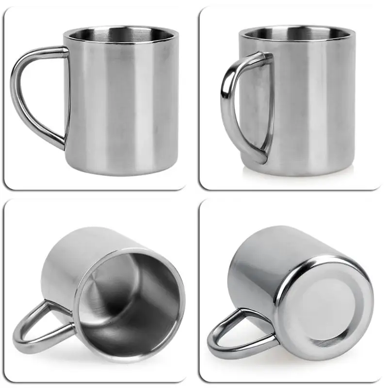 220ML Stainless Steel Beer Milk Coffee Tea Beer Cup Drinkware Home Bar Drinking Travel Camping Cup With Handle Outdoor Camping
220ML Stainless Steel Beer Milk Coffee Tea Beer Cup Drinkware Home Bar Drinking Travel Camping Cup With Handle Outdoor Camping