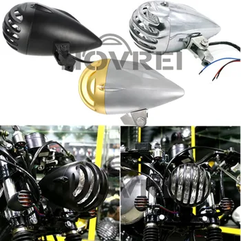 High quality aluminum alloy Motorcycle fog lamps H4 Headlight Fence Lampshade Headlamp for Harley Bobber Chopper Cruiser
High quality aluminum alloy Motorcycle fog lamps H4 Headlight Fence Lampshade Headlamp for Harley Bobber Chopper Cruiser