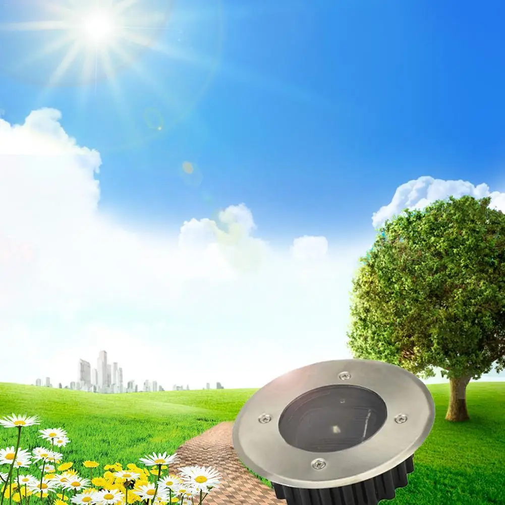 HUAN JUN SHI Outdoor Solar LED Underground Light Waterproof Stainless Steel LED Buried Floor Lights Solar Garden Lawn Lamp
HUAN JUN SHI Outdoor Solar LED Underground Light Waterproof Stainless Steel LED Buried Floor Lights Solar Garden Lawn Lamp