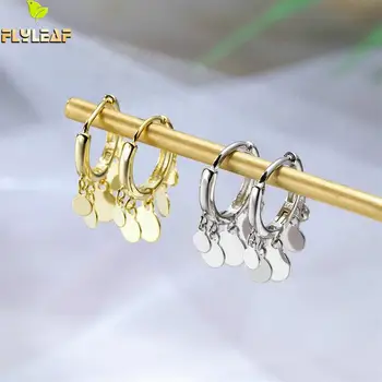 Flyleaf 925 Sterling Silver Simple Round Piece Drop Earrings For Women Temperament Gold Dangle Earings Fashion Jewelry Party
Flyleaf 925 Sterling Silver Simple Round Piece Drop Earrings For Women Temperament Gold Dangle Earings Fashion Jewelry Party