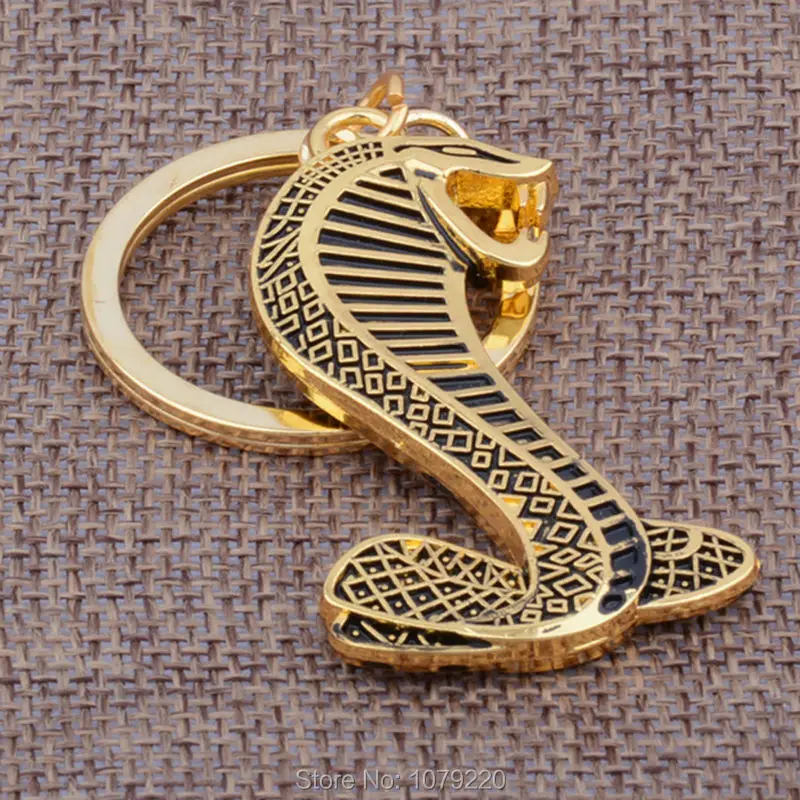 HJ Golden Cobra Snake Zinc Alloy Bag Charms Car Keyring Jewelry Keyfob Pendant Keychain Christmas Creative Male Gift
HJ Golden Cobra Snake Zinc Alloy Bag Charms Car Keyring Jewelry Keyfob Pendant Keychain Christmas Creative Male Gift