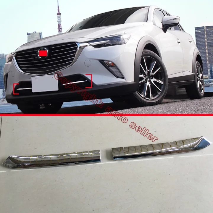 ABS Chrome Front below Grille Cover Trim For Mazda CX-3 2015 2016 2017 Car Accessories Stickers
ABS Chrome Front below Grille Cover Trim For Mazda CX-3 2015 2016 2017 Car Accessories Stickers