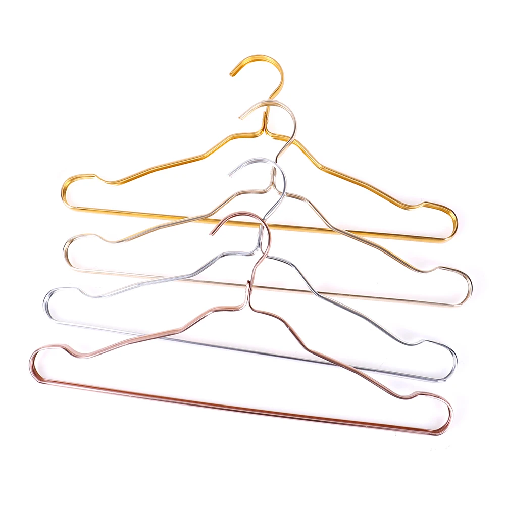 New Cloth Hanger Durable Antideformation Aluminium Alloy Closet Adult Skirt Dress Clothing Towel Storage Rack Space Saver | Дом и сад