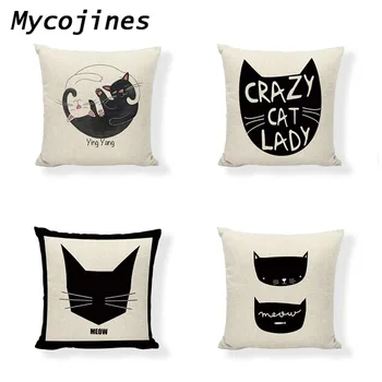Pop Style Cat Design Cushion Cover 43 * 43 cm Personality Handsome Cute Image Wedding Funny Gift Bedding Decorative Pillowcase 
Pop Style Cat Design Cushion Cover 43 * 43 cm Personality Handsome Cute Image Wedding Funny Gift Bedding Decorative Pillowcase