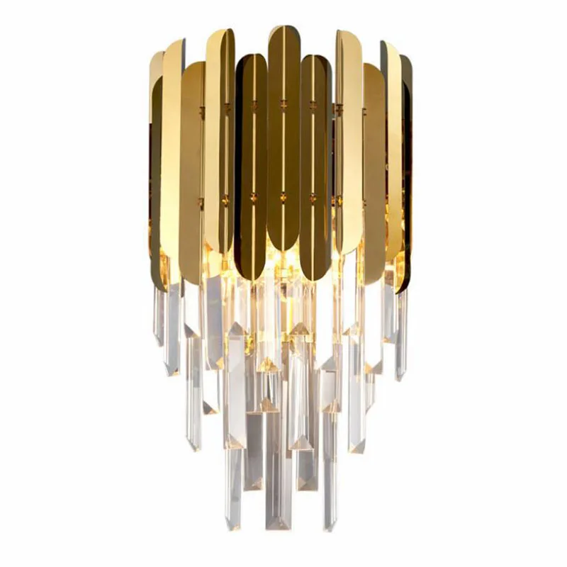 Moderne kristallen Wandlamp Luxe Golden rvs Muur Verlichtingsarmaturen Bed Woonkamer Wandlampen
Moderne kristallen Wandlamp Luxe Golden rvs Muur Verlichtingsarmaturen Bed Woonkamer Wandlampen