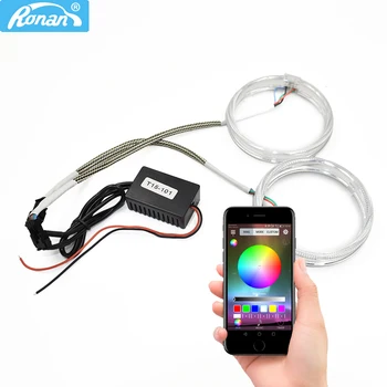 Ronan 80mm RGB LED angel eyes Bluetooth control cay styling DRL headlight for diy retrofit
Ronan 80mm RGB LED angel eyes Bluetooth control cay styling DRL headlight for diy retrofit