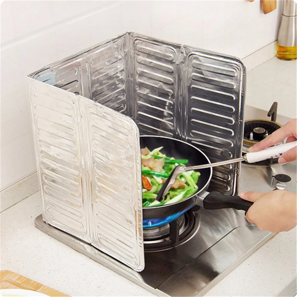 Easy Clean Aluminium Foil Gas Stove Oil Splatter Screen Plate Kitchen Cooking Insulate Splash Proof Baffle Specialty Tools
Easy Clean Aluminium Foil Gas Stove Oil Splatter Screen Plate Kitchen Cooking Insulate Splash Proof Baffle Specialty Tools