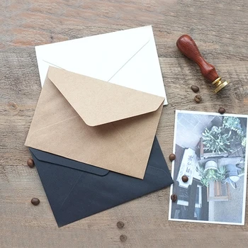 100 pcs retro simple paper Postcard envelope 16.2*11.4 cm the envelopes for invitations kraft paper sobres Three colors Blank
100 pcs retro simple paper Postcard envelope 16.2*11.4 cm the envelopes for invitations kraft paper sobres Three colors Blank