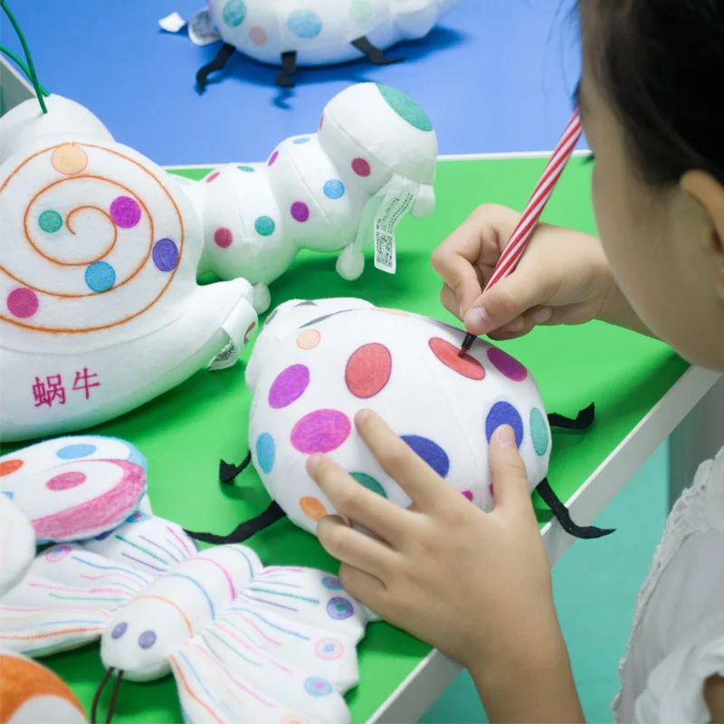 Puzzle Early Education Toys Learning Baby Educational Toys Stuffed Creative DIY Coloring Graffiti Painted Plush Doll Insect Gift
Puzzle Early Education Toys Learning Baby Educational Toys Stuffed Creative DIY Coloring Graffiti Painted Plush Doll Insect Gift