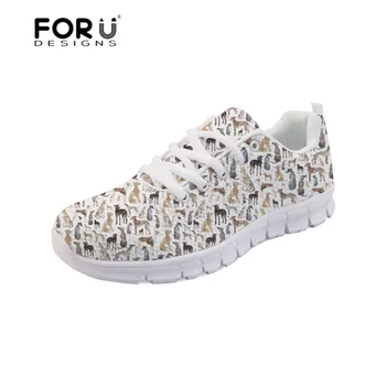 FORUDESIGNS Sneakers Women Flats Greyhound Dog Pet Printing Casual Ladies Shoes Platform Comfortable Lace-up Women's Shoes 2018
FORUDESIGNS Sneakers Women Flats Greyhound Dog Pet Printing Casual Ladies Shoes Platform Comfortable Lace-up Women's Shoes 2018