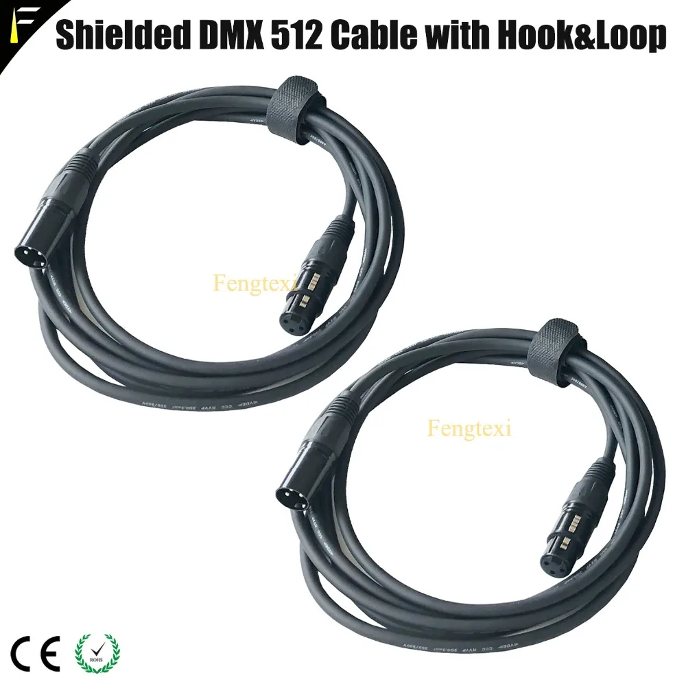 Shielded DMX 512 Cable with Hook&Loop