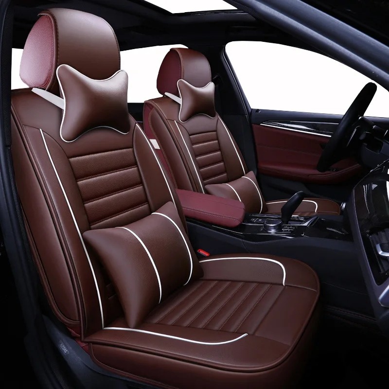 (Front+Rear)Universal Leather car seat cover For BMW E46 F10 E30 E90 E34 E39 F30 E60 F11 X3 E83 X5 E53 F20 auto accessories
(Front+Rear)Universal Leather car seat cover For BMW E46 F10 E30 E90 E34 E39 F30 E60 F11 X3 E83 X5 E53 F20 auto accessories