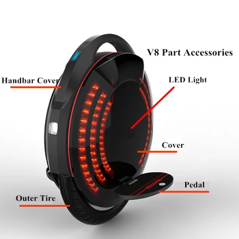 Original Inmotion V8 Body Shell Protection Cover Handle Leg Pad Pedal Outer Inner Tires Electric Skateboard Unicycle Accessories
Original Inmotion V8 Body Shell Protection Cover Handle Leg Pad Pedal Outer Inner Tires Electric Skateboard Unicycle Accessories