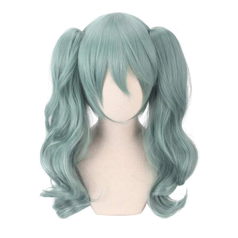 2017 Vocaloid Hatsune Miku Cosplay Wig Sand Planet Magical Girl Curly Ponytails Anime Show Singer Green Pigtails
2017 Vocaloid Hatsune Miku Cosplay Wig Sand Planet Magical Girl Curly Ponytails Anime Show Singer Green Pigtails