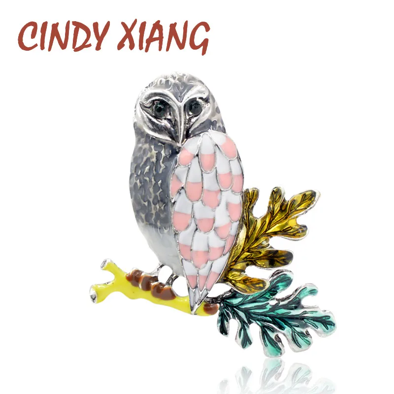 CINDY XIANG Enamel Owl Brooches for Women Cute Animal Painting Brooch Pin Summer Badge Backpack Kids Gift New 2018 High Quality
CINDY XIANG Enamel Owl Brooches for Women Cute Animal Painting Brooch Pin Summer Badge Backpack Kids Gift New 2018 High Quality