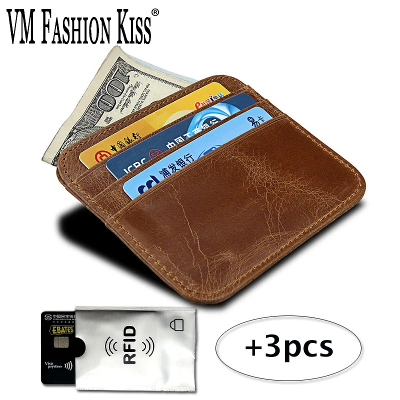 VM FASHION KISS, новый тонкий мини мужской кошелек из натуральной кожи с масляным воском, кожаный чехол с отделением для кредитных карт, кошелек для путешествий
VM FASHION KISS, новый тонкий мини мужской кошелек из натуральной кожи с масляным воском, кожаный чехол с отделением для кредитных карт, кошелек для путешествий