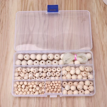 220Pcs Natural Round Loose Wood Beads Jewelry Making Bracelet Necklace With Box
220Pcs Natural Round Loose Wood Beads Jewelry Making Bracelet Necklace With Box
