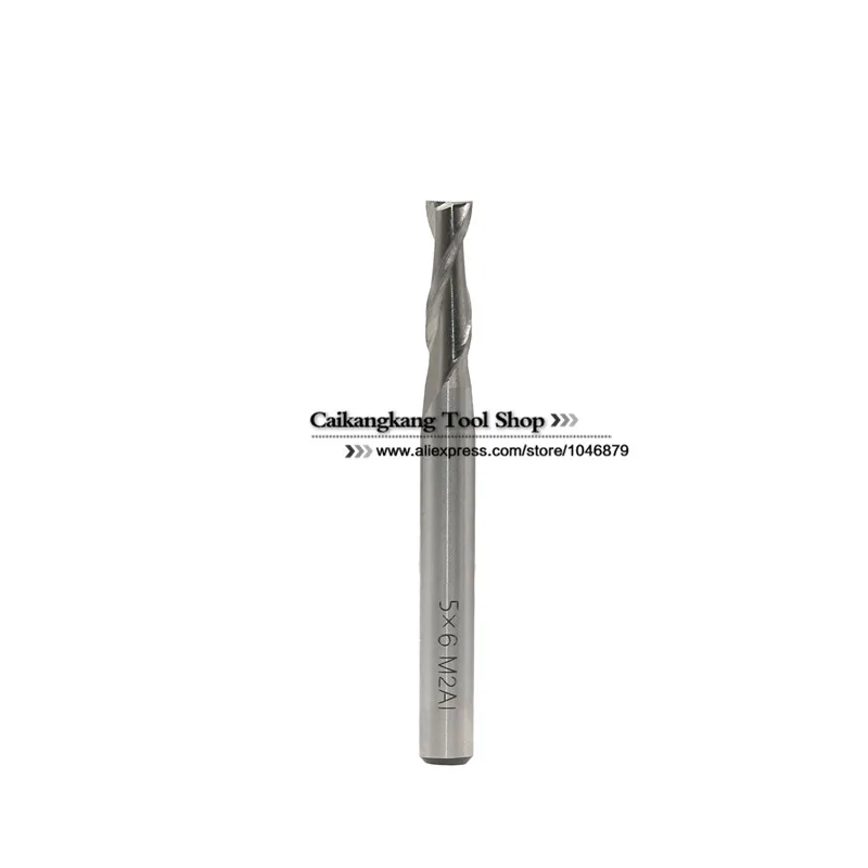 New 2 Flutes 2F5*6*15*60mm M2AI Dia 5mm End Mill Router Bit Milling Cutter Machine CNC Drill Tool Super-Hard High Speed Steel
New 2 Flutes 2F5*6*15*60mm M2AI Dia 5mm End Mill Router Bit Milling Cutter Machine CNC Drill Tool Super-Hard High Speed Steel