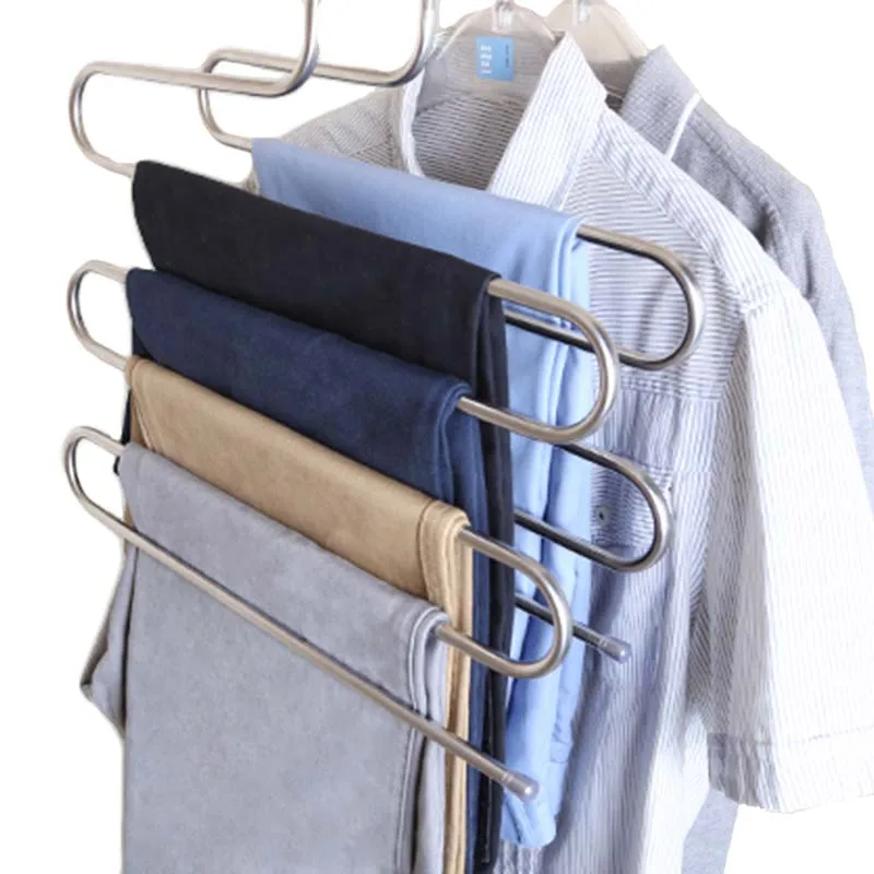 5 layers 1pcs Multi Functional Clothes Hangers Pants Storage Hangers Cloth Rack Multilayer Storage Cloth Hanger
5 layers 1pcs Multi Functional Clothes Hangers Pants Storage Hangers Cloth Rack Multilayer Storage Cloth Hanger