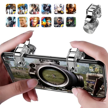 Phone Gamepad Trigger Fire Button Sensitive Shoot and Aim Keys L1/R1 Shooter Joystick for PUBG/ Mobile Controller
