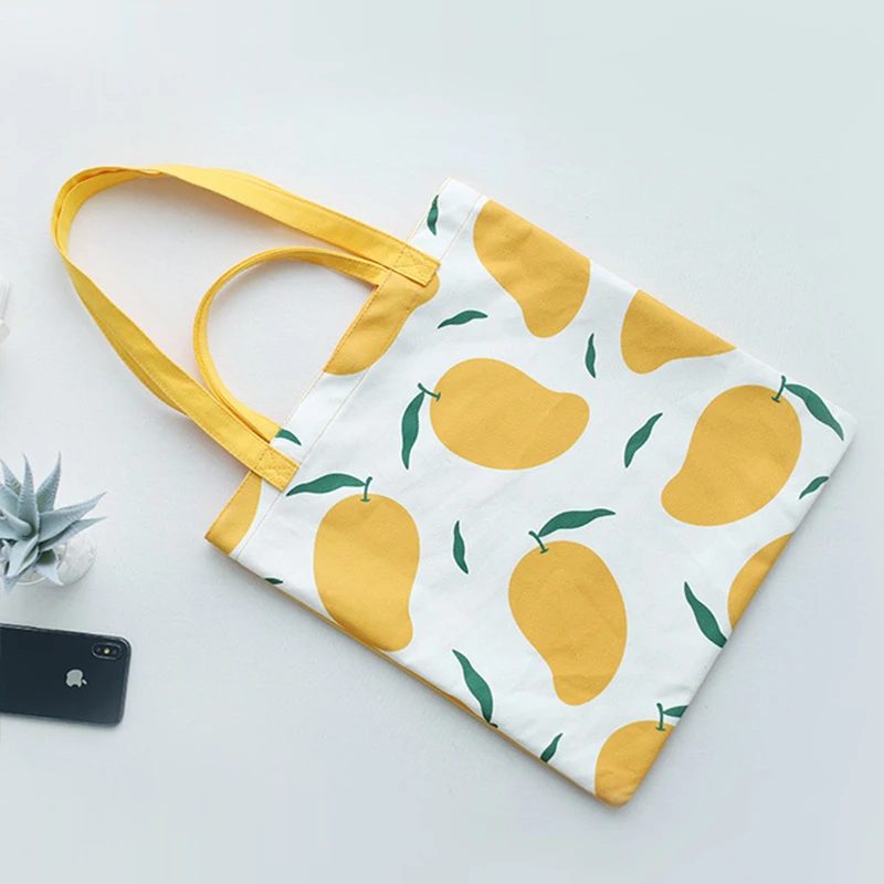Women Fresh Fruits Canvas Shoulder Tote Bag Handbag Japanese Cotton Shoulder Bags Casual Foldable Reusable Shopping Beach Bags
Women Fresh Fruits Canvas Shoulder Tote Bag Handbag Japanese Cotton Shoulder Bags Casual Foldable Reusable Shopping Beach Bags