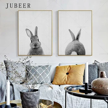 Nordic Style Cute Animal Decoration Picture Rabbit Canvas painting Children Room Poster and Print Nursery Wall Art
Nordic Style Cute Animal Decoration Picture Rabbit Canvas painting Children Room Poster and Print Nursery Wall Art