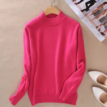 Newly Women Autumn Knitwear Bottom Shirt Half Collar Long Sleeves Slim Fit Knitted Tops DO99
Newly Women Autumn Knitwear Bottom Shirt Half Collar Long Sleeves Slim Fit Knitted Tops DO99