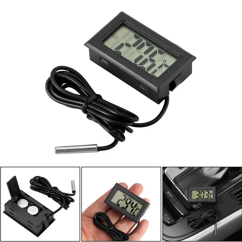 High Quality Simple Modeling Practical Digital LCD Display Car Interior Thermometer Temperature Sensor Car Ornaments Accessories
High Quality Simple Modeling Practical Digital LCD Display Car Interior Thermometer Temperature Sensor Car Ornaments Accessories