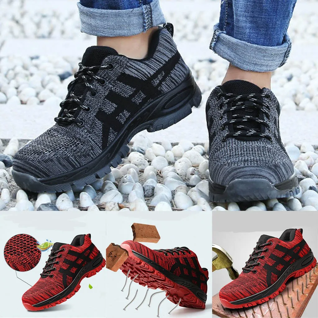 High Quality Casual Mixed Colors Men Shoes Male Steel Head Shoes Safety Shoes Flying Woven Mesh Wear-Resistant Work Shoes510
High Quality Casual Mixed Colors Men Shoes Male Steel Head Shoes Safety Shoes Flying Woven Mesh Wear-Resistant Work Shoes510