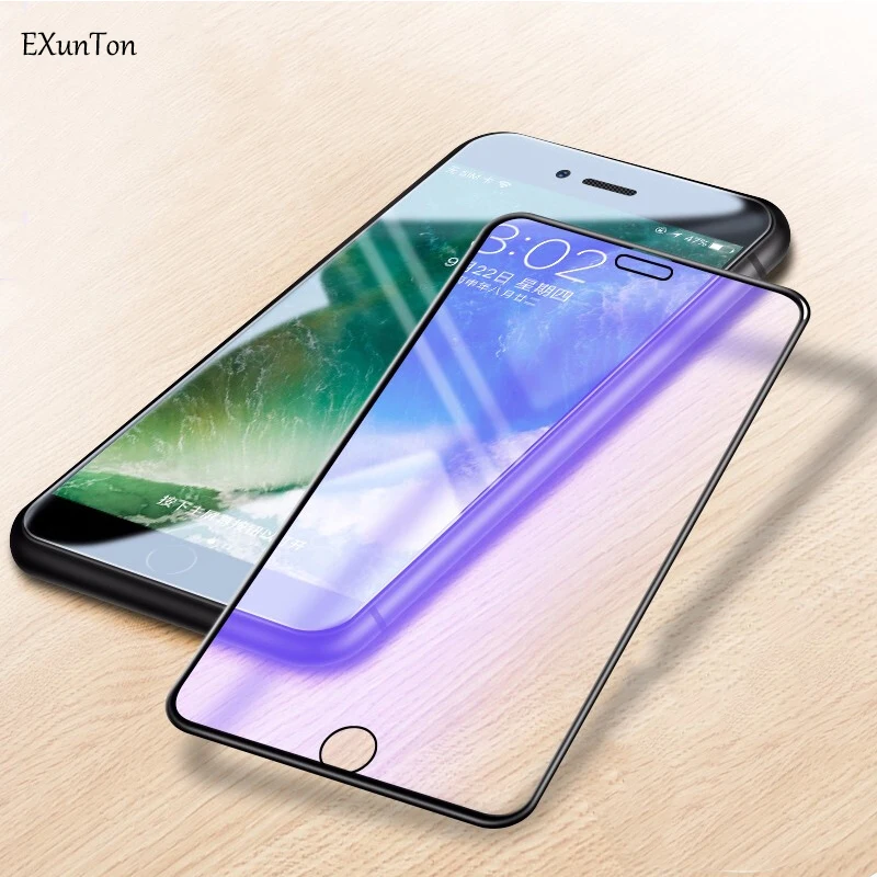 EXUNTON Anti Blue Tempered Glass 2.5D Screen Protector For iPhone 6 7 8 Plus Protective Film For iPhone 6 6P 7 7P 8 8P
EXUNTON Anti Blue Tempered Glass 2.5D Screen Protector For iPhone 6 7 8 Plus Protective Film For iPhone 6 6P 7 7P 8 8P