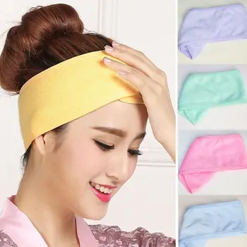 Women Spa Bath Shower Wash Face elastic Head turban Ladies Cosmetic Yoga Headband fabric Towel bandana Make Up tiara Hair
Women Spa Bath Shower Wash Face elastic Head turban Ladies Cosmetic Yoga Headband fabric Towel bandana Make Up tiara Hair