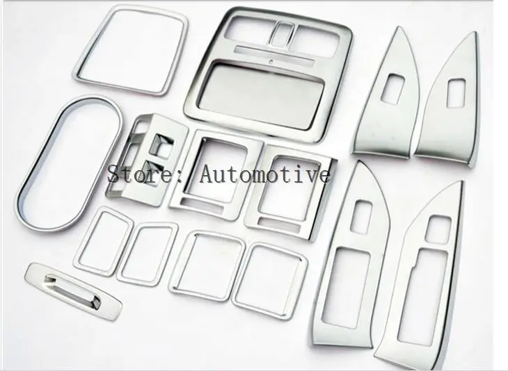 16*Matt ABS Chrome Interior Kits Cupholder Air vent Frame Window Door Trim For Forester
16*Matt ABS Chrome Interior Kits Cupholder Air vent Frame Window Door Trim For Forester