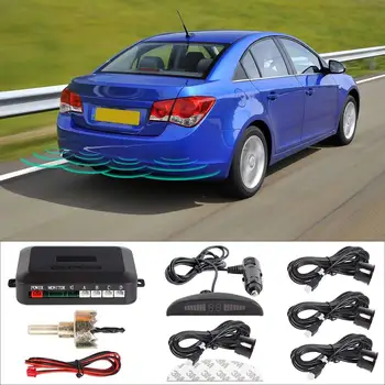 Car Parking Sensor Radar Monitor Detector System 4 Sensors Universal Car Reversing Radar Monitor Car Electronics
Car Parking Sensor Radar Monitor Detector System 4 Sensors Universal Car Reversing Radar Monitor Car Electronics