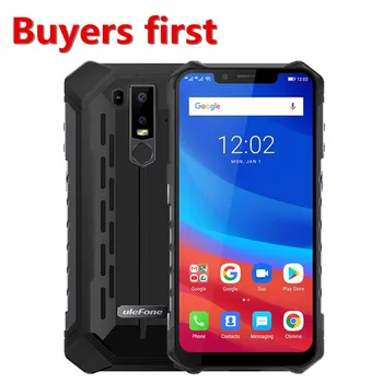 

2019 Ulefone Armor 6 5000mAh 4G LTE Smartphone 6.2"FHD Android 8.1 Helio P60 MT6771 21MP 6GB RAM 128GB ROM NFC OTG mobile phone