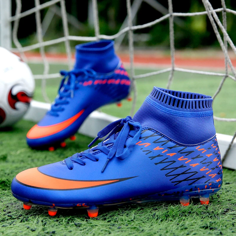 New Soccer Cleats Shoes Adults Men's Outdoor High Top Long Spikes Football Boots Training Sports Sneakers Shoes Plus Size 40-45
New Soccer Cleats Shoes Adults Men's Outdoor High Top Long Spikes Football Boots Training Sports Sneakers Shoes Plus Size 40-45