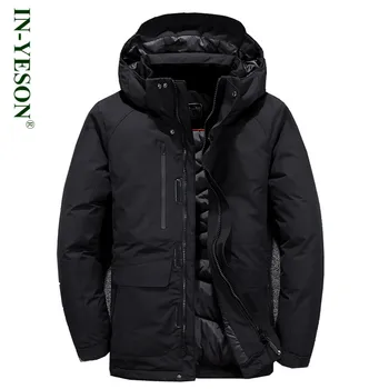 IN-YESON Brand Winter Jacket Men Hood Detachable Casual Windproof Warm White Duck Down Jacket High Quality Light Down Men
IN-YESON Brand Winter Jacket Men Hood Detachable Casual Windproof Warm White Duck Down Jacket High Quality Light Down Men
