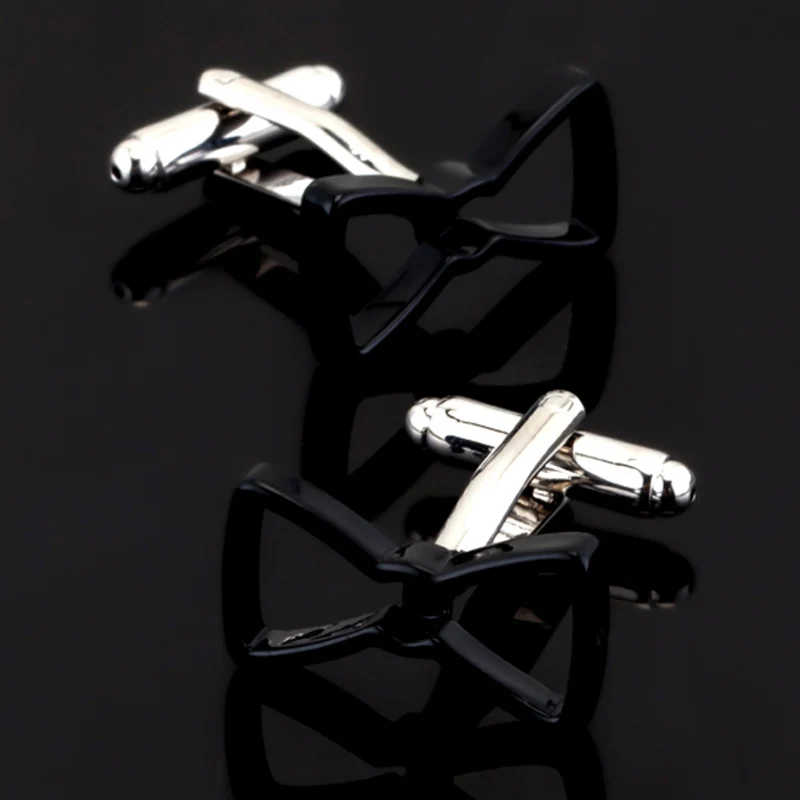 Free shipping, high quality black cufflinks, bow shaped design for men and women's Wedding Shirt Cufflinks Gift
Free shipping, high quality black cufflinks, bow shaped design for men and women's Wedding Shirt Cufflinks Gift
