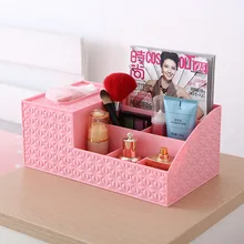 1 sztuk schowek na biżuterię organizator na przybory do makijażu do kosmetycznych montażu pojemnik Box Case dla Office kolor losowo(China)