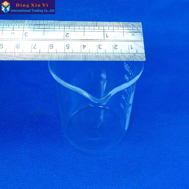 (12pieces/lot)Glass beaker 100ml Lab Supplies Good quality High boron material | Канцтовары для офиса и дома
