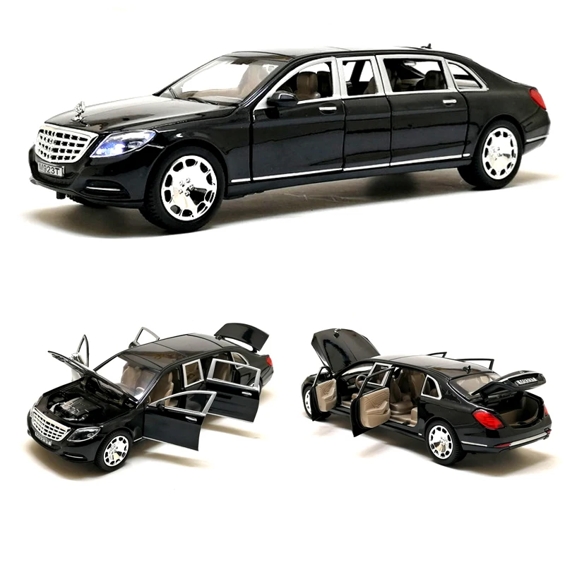 High simulation 1/24 Maybach S600 Alloy Metal Car Model Diecast With Pull Back Six Doors Can Be Opened For Children Toys Gifts
High simulation 1/24 Maybach S600 Alloy Metal Car Model Diecast With Pull Back Six Doors Can Be Opened For Children Toys Gifts