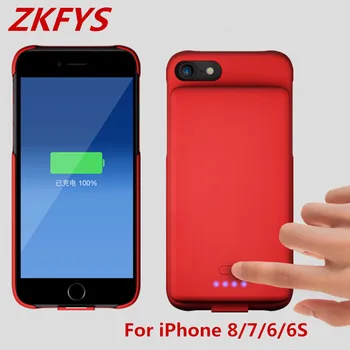 ZKFYS 4000mAh Portable Ultrathin Large Capacity Charging Power Bank Charger Case For iPhone 8 7 6 6S Fast Charger Battery Cover
ZKFYS 4000mAh Portable Ultrathin Large Capacity Charging Power Bank Charger Case For iPhone 8 7 6 6S Fast Charger Battery Cover