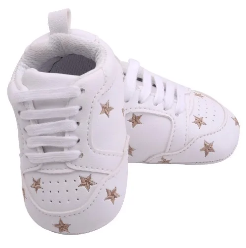Baby Shoes Newborn Boys Girls Heart Star Pattern First Walkers Kids Toddlers Lace Up PU Sneakers 0-18 Months
Baby Shoes Newborn Boys Girls Heart Star Pattern First Walkers Kids Toddlers Lace Up PU Sneakers 0-18 Months