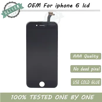 Best OEM Quality Good Touch For iphone 6G LCD Screen Display Digitizer Assembly Replacement Black/White DHL shipping
Best OEM Quality Good Touch For iphone 6G LCD Screen Display Digitizer Assembly Replacement Black/White DHL shipping