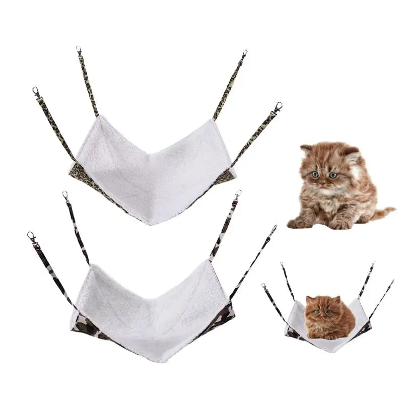 Pet Hammock Small Cat Hammock Thicken Berber Fleece Warm Bed Cover Bag Blankets Guinea Pig Rabbit Hanging Bed Cage Pet Accessory
Pet Hammock Small Cat Hammock Thicken Berber Fleece Warm Bed Cover Bag Blankets Guinea Pig Rabbit Hanging Bed Cage Pet Accessory