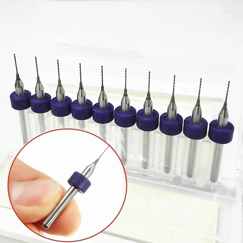 HOEM 10 Pcs/Set PCB Drill Bits Print Circuit Board CNC Micro Mini Drill 0.2-1.2mm Tungsten Carbide Metal Twist Drill Tool
HOEM 10 Pcs/Set PCB Drill Bits Print Circuit Board CNC Micro Mini Drill 0.2-1.2mm Tungsten Carbide Metal Twist Drill Tool