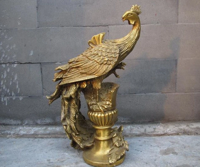 Chinese Royal pure Brass Copper phoenix phenix Bird God Palace Decor Statue a 0518
Chinese Royal pure Brass Copper phoenix phenix Bird God Palace Decor Statue a 0518