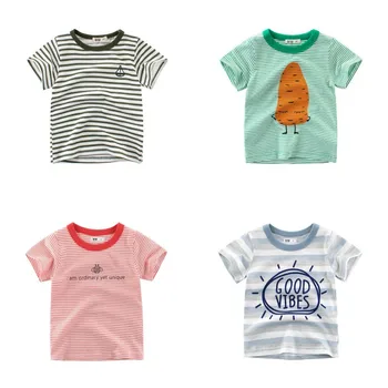 2019 Summer New Children's Korean Clothes Infant Baby Boy Cotton Short-sleeved Striped T-shirt Kids Casual Tops
2019 Summer New Children's Korean Clothes Infant Baby Boy Cotton Short-sleeved Striped T-shirt Kids Casual Tops