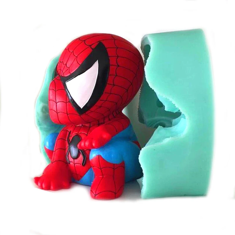 Spiderman mousse cake mold