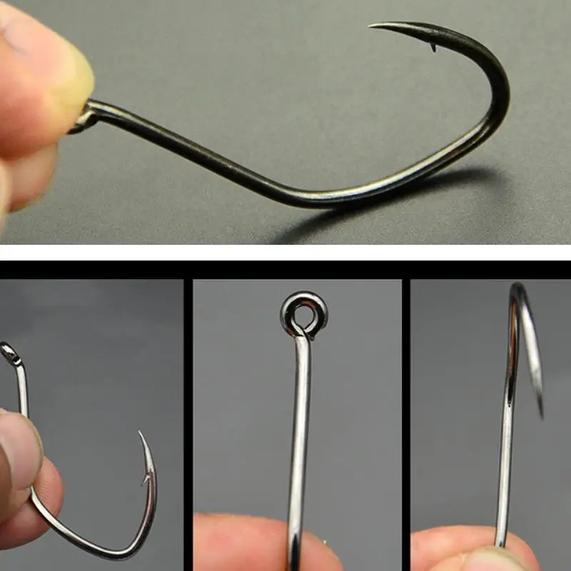Fishinghooks Fishing Hooks with Rolling Swivel Sharp for Both Fresh water & Saltwater Fish Jig Rig Making Carp Fishing Hook
Fishinghooks Fishing Hooks with Rolling Swivel Sharp for Both Fresh water & Saltwater Fish Jig Rig Making Carp Fishing Hook